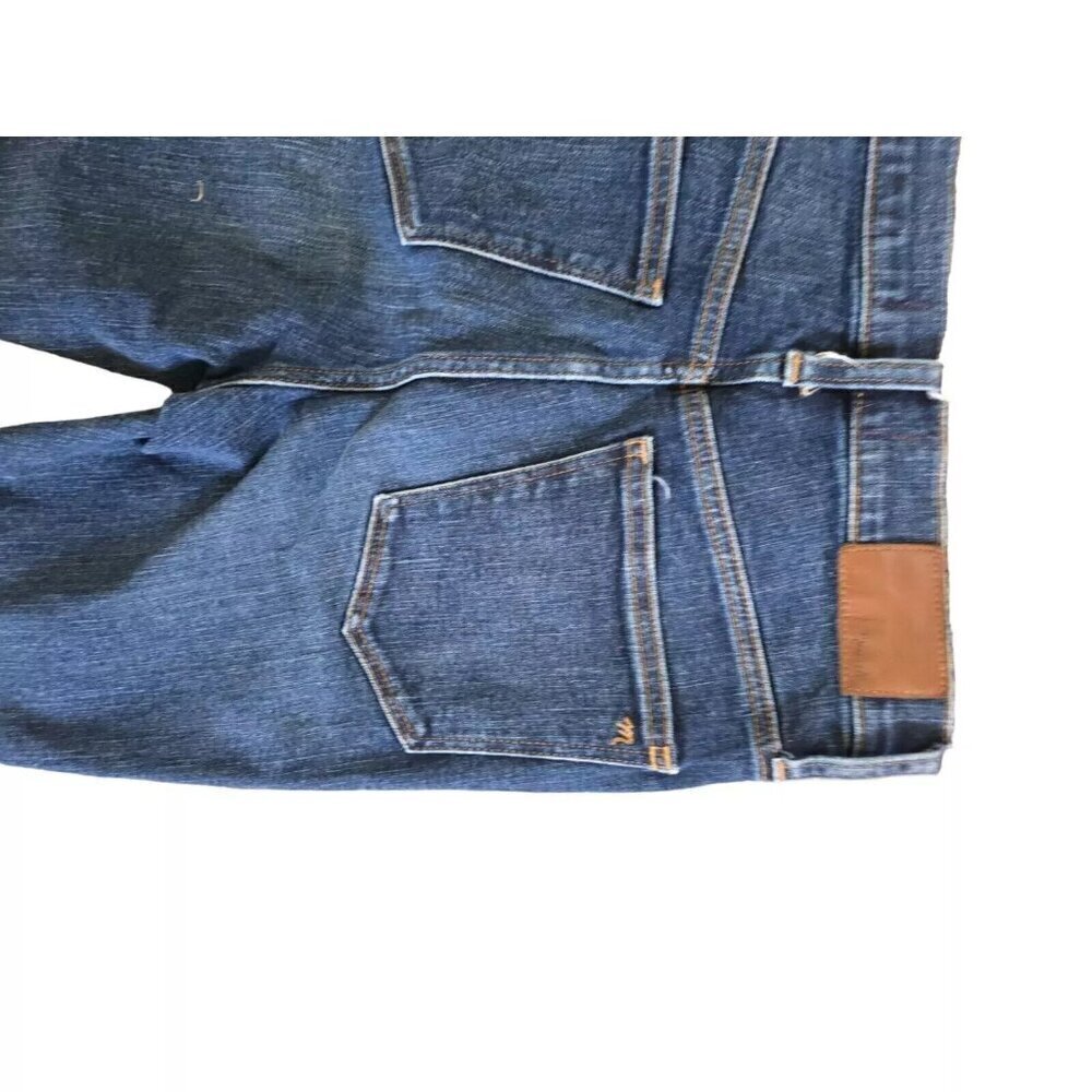 Madewell 11" High Rise Skinny Jeans Women's Size 26 Zip Fly Blue Denim Pant - Picture 4 of 6